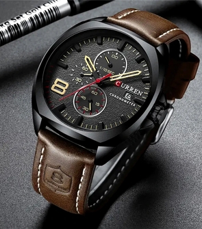 CURREN 8324 Coffee Black