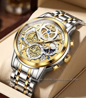 OLEVS 9947 Silver Gold White