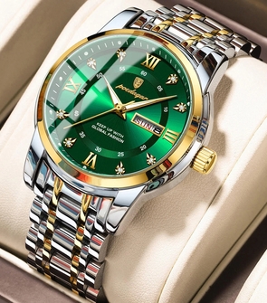 Poedagar 936 New silver gold green