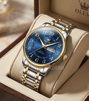 OLEVS 2891 NEW Silver Gold Blue